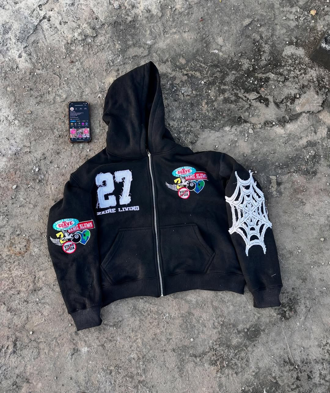 Zip Up Streetwear Hoodie
