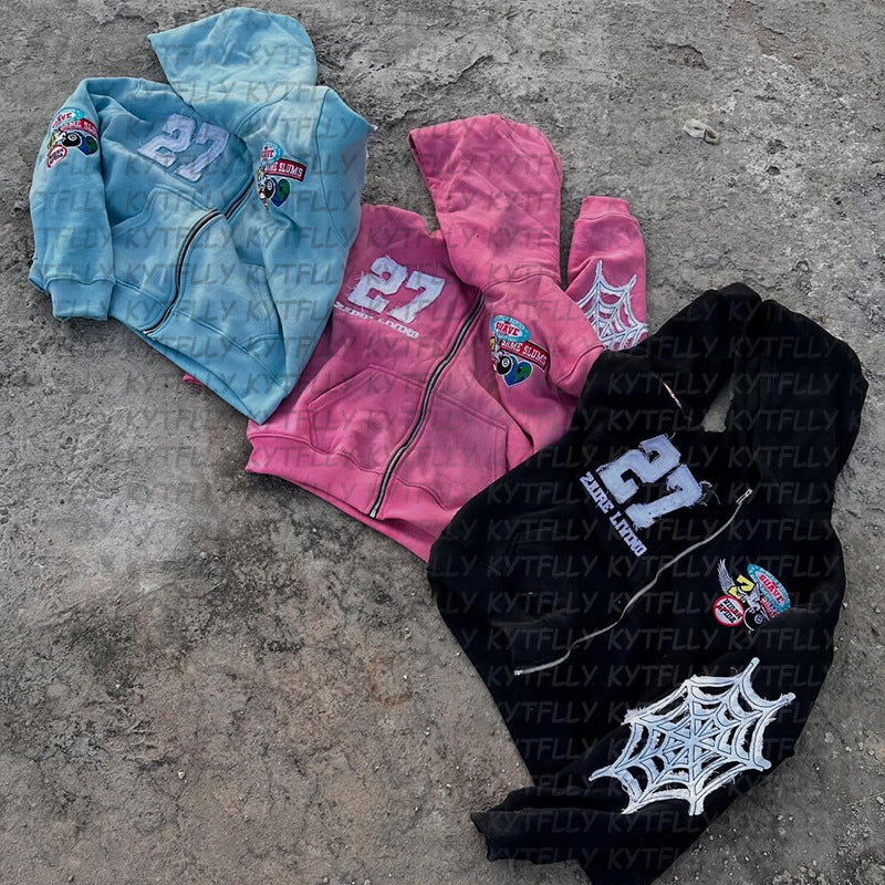 Zip Up Streetwear Hoodie