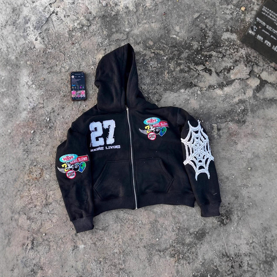 Zip Up Streetwear Hoodie