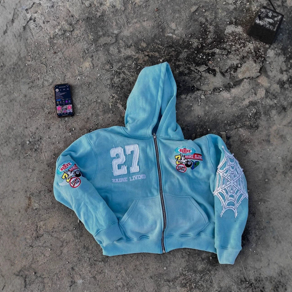 Zip Up Streetwear Hoodie